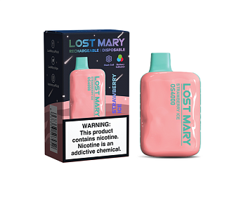 Lost Mary OS4000 by Elf Bar одноразовый POD "Strawberry Ice" 20мг.